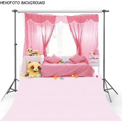 5x7 Photography Backdrops Pink Curtains Backgrounds Indoor Custom Kids Pictures Headboard Back Drop Floor New Born Photography