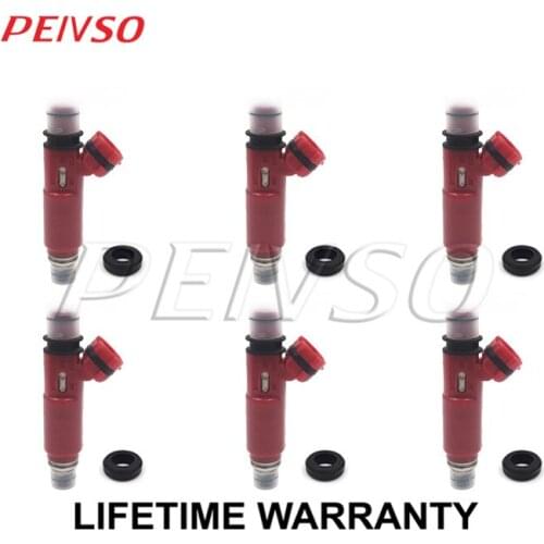 6x 195500-3970 MD357267 fuel injector for Mitsubishi Montero 3.5L V6 2001~2002