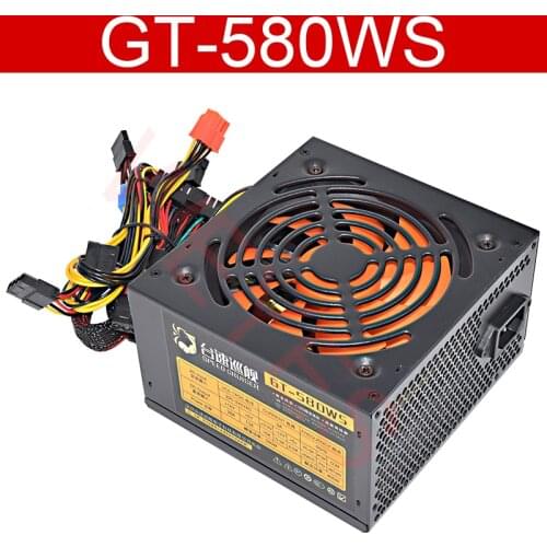 Free Shipping For SPEED CRUISER Rated 450W Peak 580W Power Supply GT-580WS
