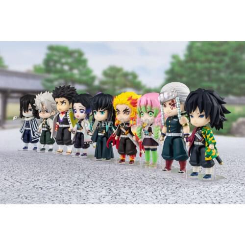 Demon Slayer Anime Figure Kochou Shinobu Rengoku Kyoujurou PVC Action Figure Toys Kimetsu no Yaiba Collection Statue Doll Gift