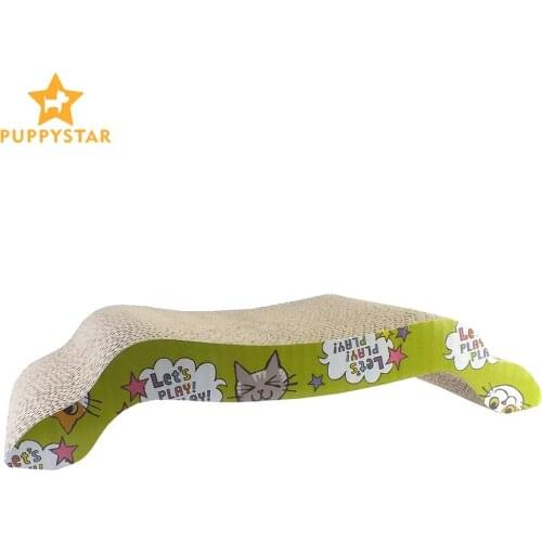 Corrugated Paper Catnip Cat Scratcher Kittens Scratching Board Mat Scratch Pads Cat Scratcher Pet Games Toys Pet Products LY0001