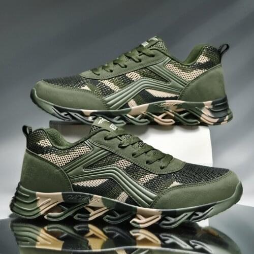 Hot Sale Light Running Shoes Comfortable Casual Mens Sneaker Breathable Non-Slip Wear-Resistant Outdoor Walking Men Sport Shoes