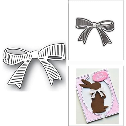 New 2021 Chic Bow Pattern Shape Metal Cutting Dies for DIY Scrapbooking and Gift Card Making Decorative Embossing Craft No Stamp