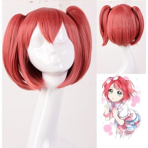 Anime Wig LOVELIVE Black Zerubi Yiwu Wig Manufacturers Wholesale Short Hair Fake Hair Cosplay Anime Wig
