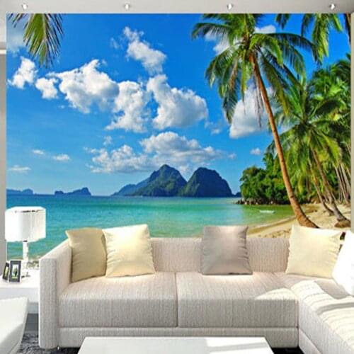 Custom Mural 3D Natural Scene Photo Wall Paper Roll Home Decor Wallpaper Living Room Background Wall 3D Room Wallpaper Landscape