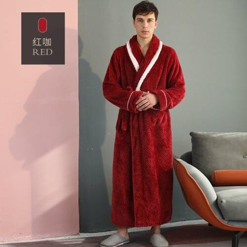 Мужские теплые халаты QIANTANG China At AliExpress