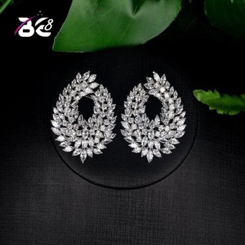 Be 8 2018 New Design Hot Sale Fashion Stud Earrings Crystal Earrings for Women &Girls Gifts Pendientes Mujer Moda E705
