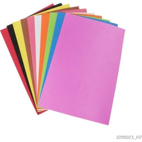10pcs 2mm DIY For Decoration Sponge Foam Paper Needlework Felt A4 Thick Sponge Paper 16K Foam Color Paper