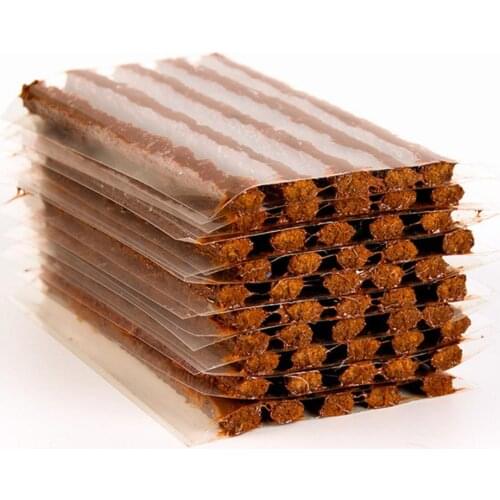 10PCS Lot Tubeless Car Tire Repair Strip Tire Tendon Rubber Strips Vacuum Tire Repair Tools 10*6CM Emergency Car Motorcycle Bike