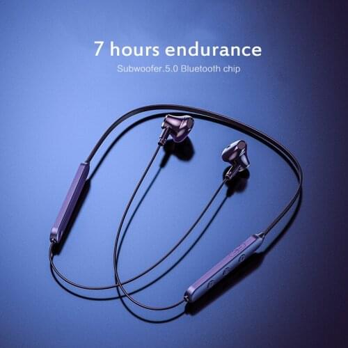 2020 Sports Waterproof Bluetooth Headset V5.0 Smart Neck Hanging Bluetooth Earplugs Multi-Specification Neck Hanging Earphone