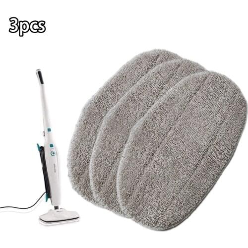 3pcs Replacement Pads For Leifheit CleanTenso Steam Cleaner Steam Broom Wiper Cover Vacuum Mop For Home Household Cleaning Tools