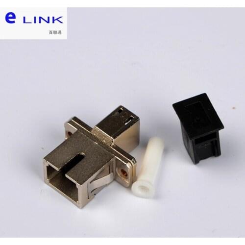 5pcs SC-LC fiber hybrid adapter female to female singlemode MM APC UPC PC LC to SC optical fibre coupler high quality ELINK