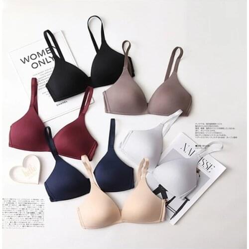 Women Fashion Underwear Thin Sexy Bras Push Up Lingerie No Steel Ring Seamless Bra Bralette Wireless Brassiere Female Intimates