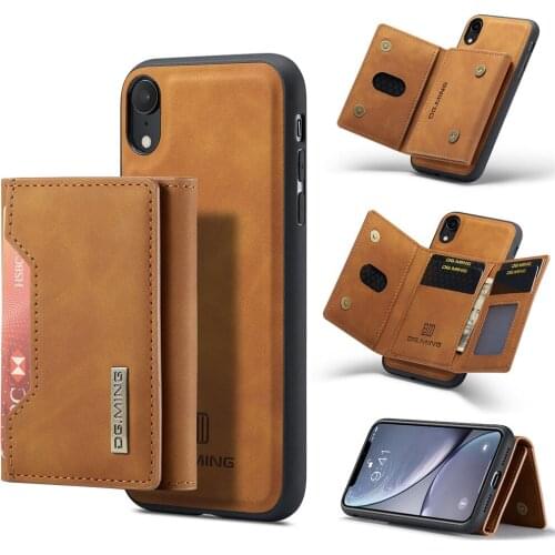 Luxury Leather Case For iPhone X XS XR XS Max Case Wallet Phone Credit Card Protective Shockproof Flip Slot Stand Full Cover
