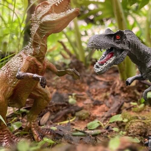 Dinosaur Model Toy 8 Pcs Soft Plastic Dinosaur Set of Simulation Model Gifts