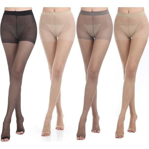 Fashion Tear Resistant Nylon Tights Sexy Women Girls Open Toe Sheer Pants Hose Ultra-Thin Pantyhose Stockings Summer Style