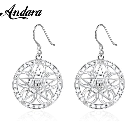 New 925 Sterling Silver Earrings With Rotating Ring For Woman Glamour Jewelry WeddingLE056