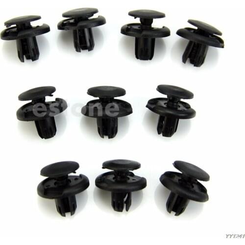 New 30Pcs for Fender Liner Fastener Rivet Push Clips 8mm for Honda Accord hot sell