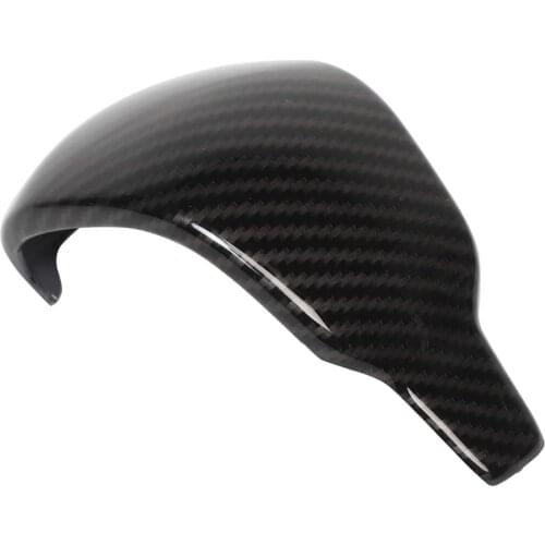 Car Gear Shift Knob Cover Trim Sticker Frame for 2017-2020 Jeep Grand Cherokee Interior Accessories,Carbon Fiber Grain