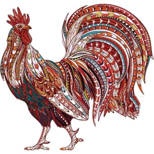 Unique Wooden Puzzle Animal Rooster Shape Puzzle Suit DIY Interactive Game For Adults And Children Wooden Puzzle Toy Gift