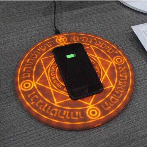 Universal Magic Circle Wireless Charger Qi Wireless Fast Quick Charging Pad for IPhone 12 12ProMax 11 11Pro X XS 8 Samsung