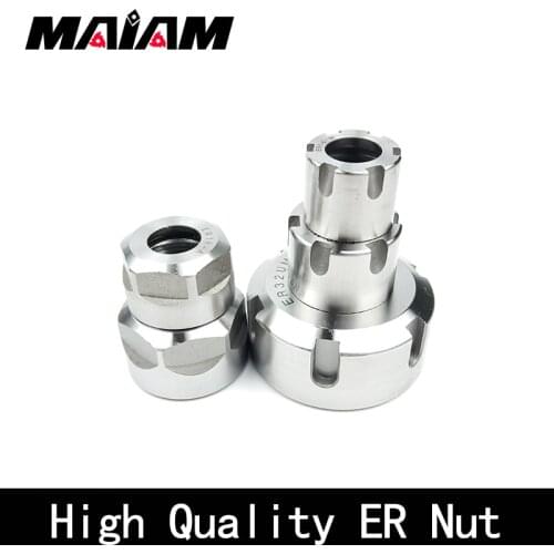 High quality er series nut er11 er16 er20 er25 er32 er40 nut A M UM type ER Collet Chuck Nut For CNC Lathe Milling Cutter Holder