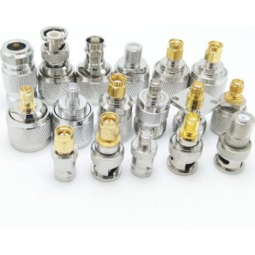 17 standard N type to sma BNC to sma TNC to sma N type to F connector RF connectors adapter with storage box