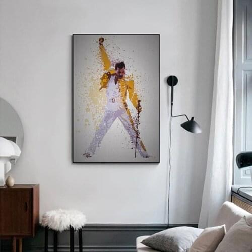 Abstract Men Portrait Canvas Painting Graffiti Art Posters and Prints Wall Art Picture Modern Living Room Home Decor