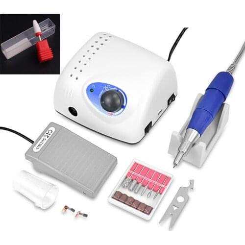 New Arrival STRONG 210 plus 105 105L Handpiece 65W 45000rpm Nail Drills Manicure Machine Pedicure Electric File Bits