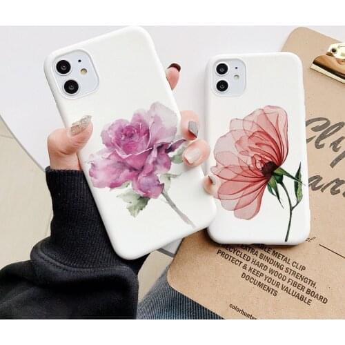 Flower Case For Huawei P30 Pro P20 P10 Mate 10 20 P40 Lite E P Smart Z 2021 2020 Y6P Y7P Y8P Y6 Y7 Y9 2019 Nova 5T Florals Cover