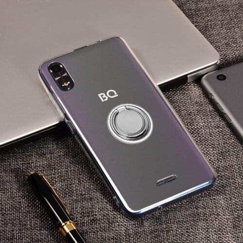 For BQ 5519G Jeans BQ5519G Back Ring Holder Bracket Phone Case Smartphone TPU Soft Silicone Cover