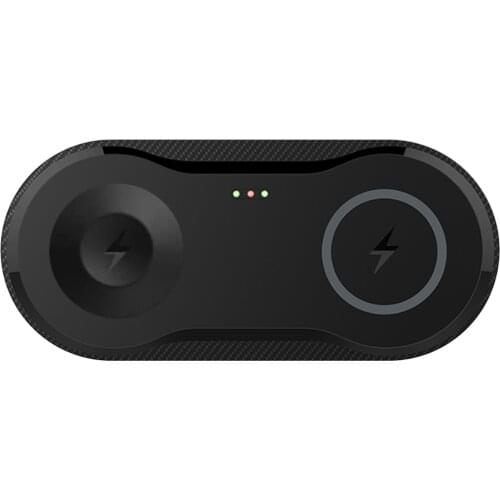 Double Wireless Charger Dual Fast Charging Dock Station For IPhone Wireless Charger Charging Station Micro Type C Stand Fast