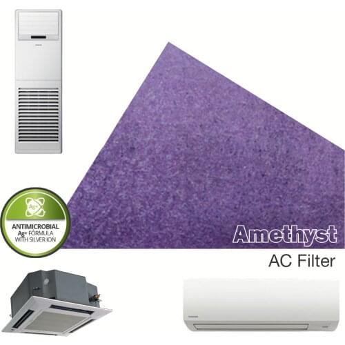 Air Conditioning Hepa filter Home and Office Wall Type A.C Hepa Air Conditioner Filter Titanium Amethyst Silver Ion Nano Coating