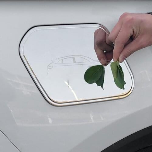 1pc for FAW BESTURN T77 2019 Fuel tank cap Protective decorative sticker Stainless steel