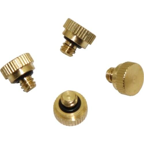 Brass Blind plug for Repair Cooling Atomization system Garden Irrigation Industrial Cooling Dust removal system plug 15 Pcs