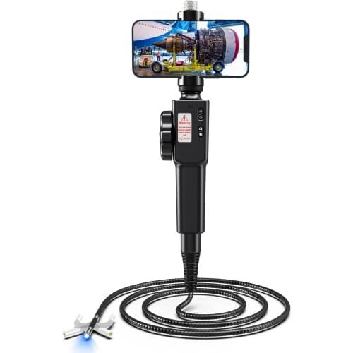 Hot Selling 5.5mm 2 Way Articulation Endoscope with Video Borescope Inspection Camera for All Cars