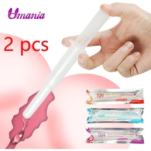 2 Pcs 4ML Anal Analgesic Sex Lubricants Water Based WARMING Lube Pain Relief Ice Lubricant For Gay Women Adult Sex Products