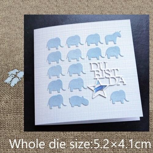 New Design Craft Metal Cutting Die cut dies Mouse hippo elephant unicorn scrapbook Album Paper Card Craft Embossing die cuts