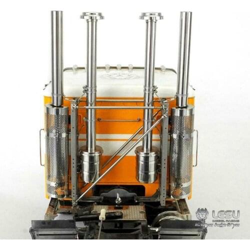 LESU 1/14 RC Metal Air Filter Exhaust Pipe King Hau Glob Lin Tractor Truck TH14464-SMT3