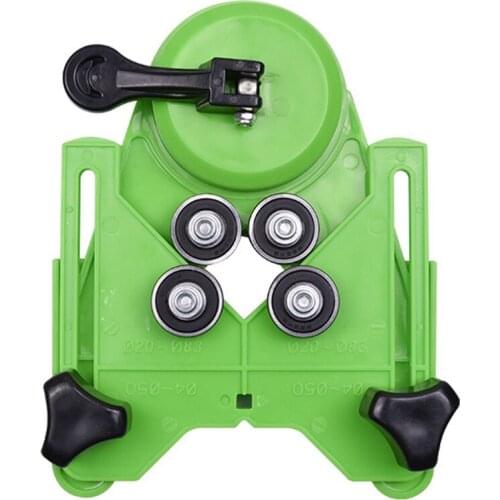 Drill Hole Saw Guide Fixture Fixed Adjustable Diamond Hole Locator Bracket with Vacuum Suction Cup Opening Locator