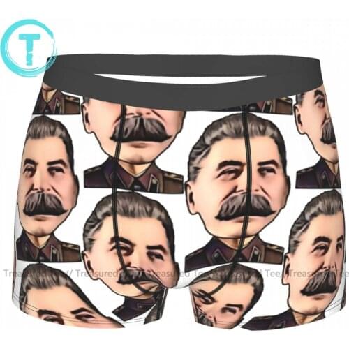 Stalin Underwear Breathable Hot Design Trunk Polyester Sublimation Boy Boxer Brief