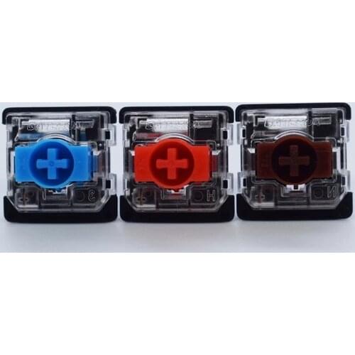 Gateron Low Profile Custom For Mechanical Bluetooth Keyboard GK61 GK87 GH60 Mx Switch Backlit Teclado Red/Blue/Brown Switch