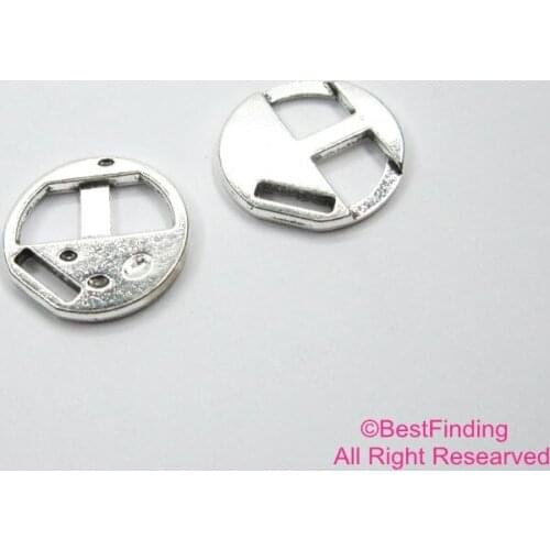 Flat leather buckle 6mm leather bracelet buckle Handbag / waistband buckle