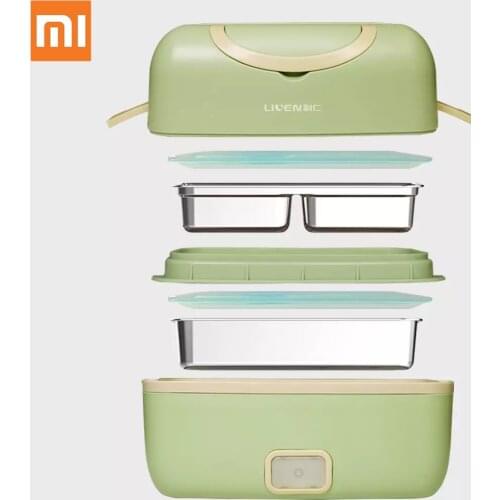 Xiaomi Liren Portable Cooking Electric Lunch Box Multifunctional Plug-in Electric Heating Cooking Large Capacity Double Layer