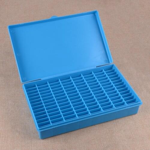 Sturdy Plastic Blank Key Storage Box Key Embryos Box Case 112 Grids Spaces Locksmith Supply