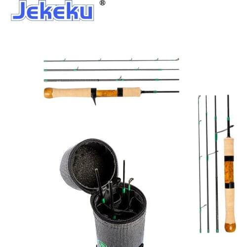 FUJI 4Section Spinning Troout Rod with Case 119cm Superlight Fishing Rod UL Power Travel Rod Casting Pole Fast Action 1-5g 1-4lb