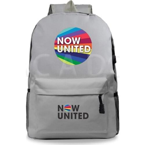 Now United-Better Album Backpack NU Team Hip Hop Better Now United Lyrics Bookbag Laptop Backpack School Bags for Teenage Girls