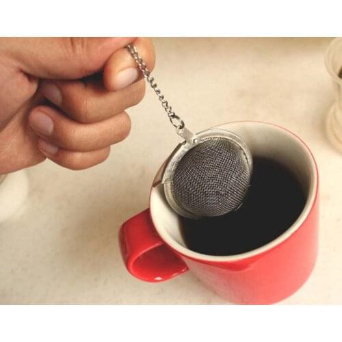 Tea Pot -Infuser- Sphere Mesh Strainer Stainless Steel Ball 42mm ,Tea making device