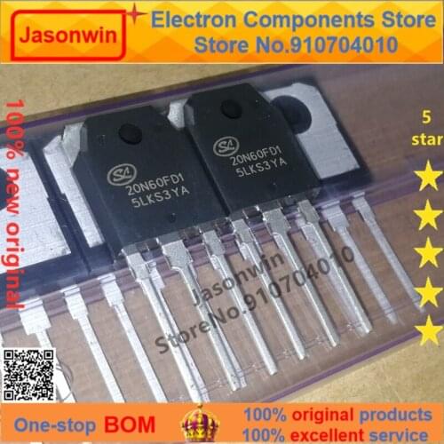 100% nuevo 50 unids/lote original MOSFET IGBT SGT20N60FD1PN 20A600V 20N60FD1 TO-247 Transistor