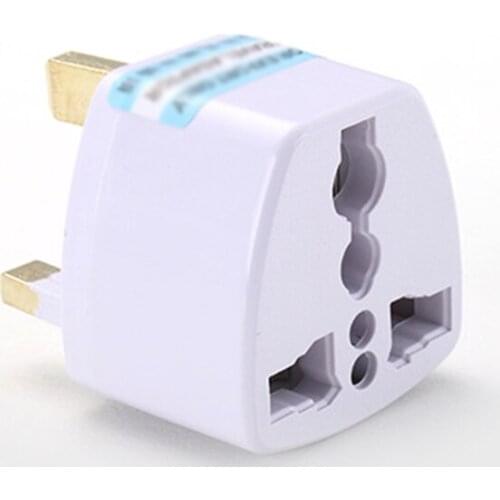 1pc 0-250V Universal UK To EU Euro Travel Power Plug Adapter Outlet Converter